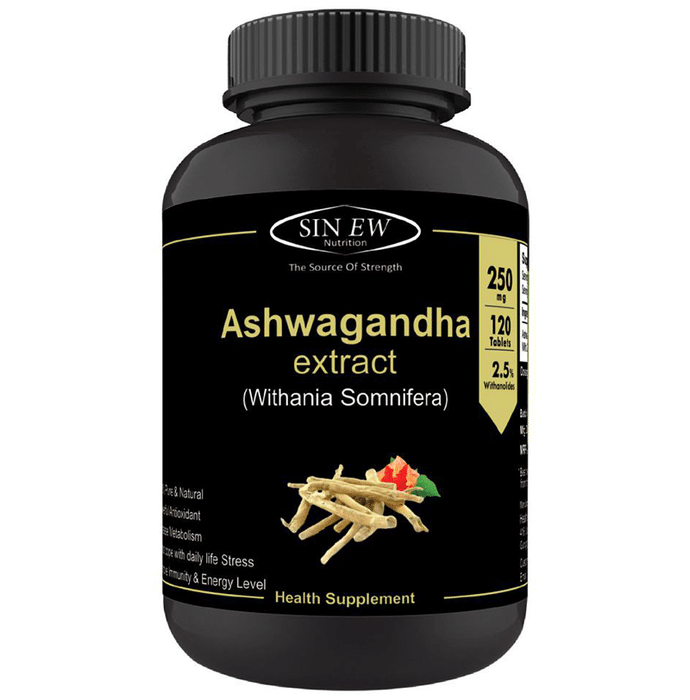 Sinew Nutrition Ashwagandha Extract 250mg Tablet