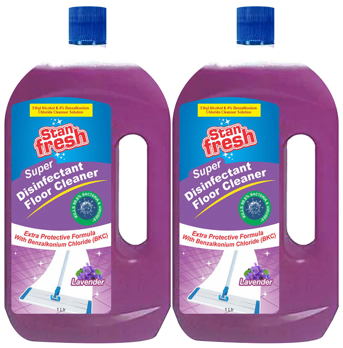 Stan Fresh Super Disinfectant Floor Cleaner (1 Litre Each) Lavender