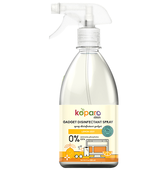 Koparo Gadget Disinfectant Spray (500ml Each) Lemon Zest