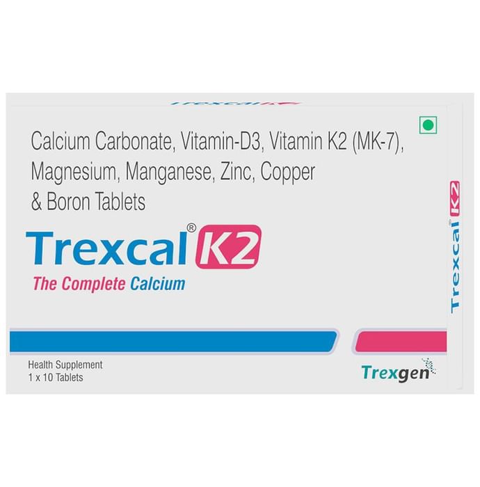 Trexgen Trexcal K2 The Complete Calcium Tablet