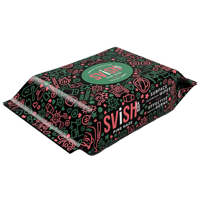 Svish On The Go Pine Haze Surface Disinfectant Wipes (30 Each)