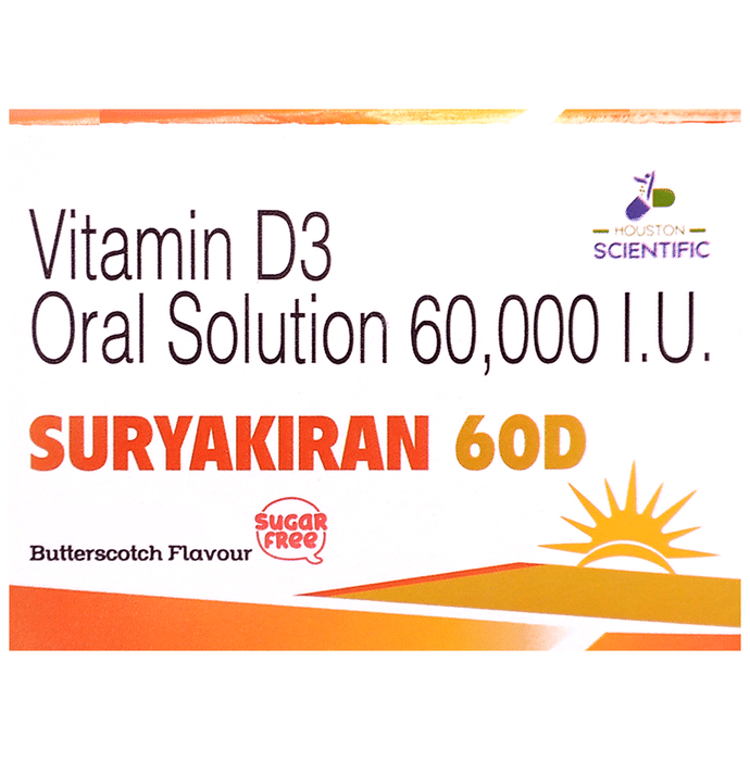 Suryakiran 60D Oral Solution (5ml Each) Butterscotch Sugar Free