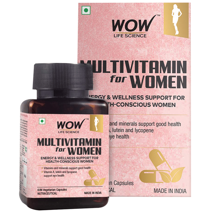 WOW Life Science Multivitamin for Women Vegetarian Capsule