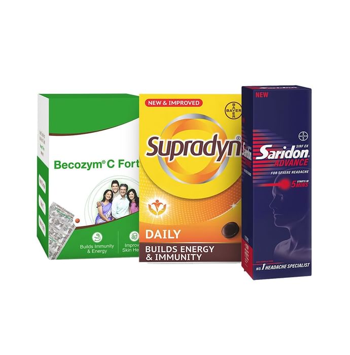 Self Care Kit (Supradyn, Saridon & Becozym)