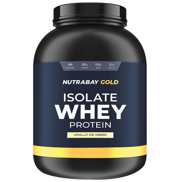 Nutrabay Gold Isolate Whey Protein Vanilla Icecream