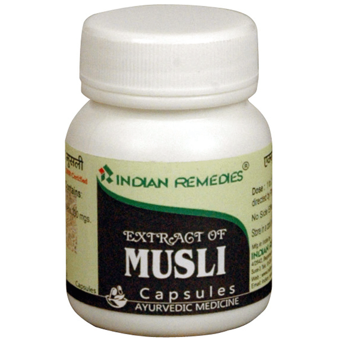 Indian Remedies Extract of Musli Capsule