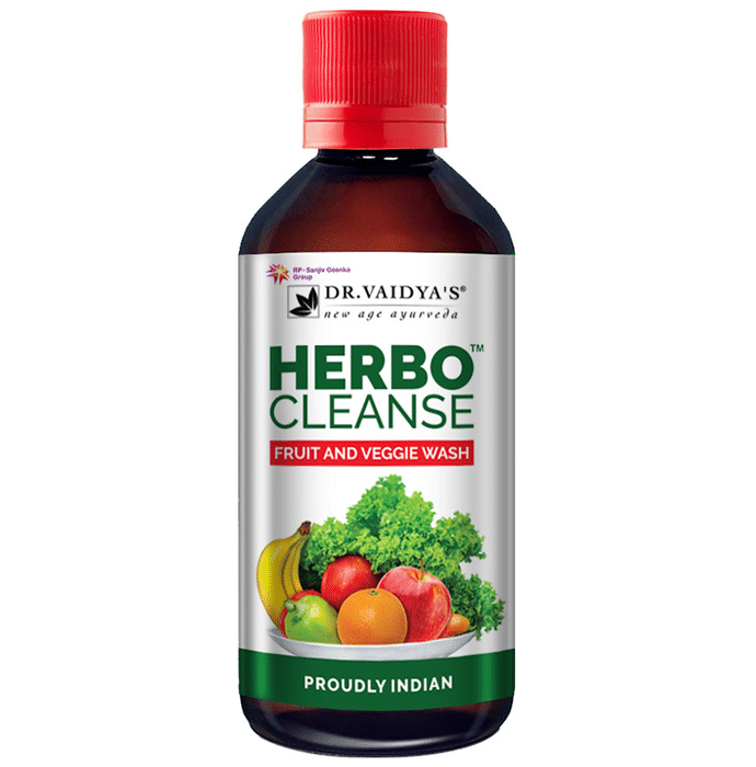 Dr. Vaidya's Herbo Cleanse Fruit & Veggie Wash (200ml Each)