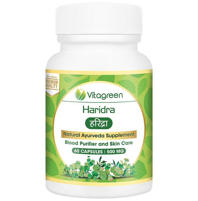 Vitagreen Haridra 500mg Capsule