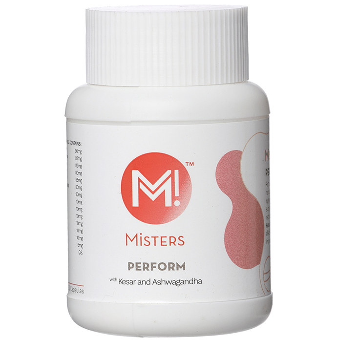 Misters Perform Capsule with Kesar and Ashwagandha (30 Each)