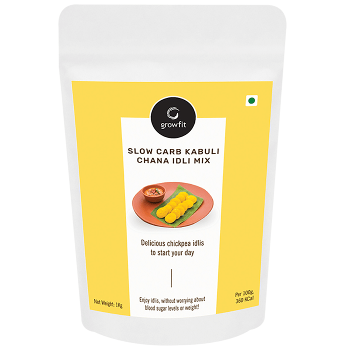 Growfit Slow Carb Kabuli Chana Idli Mix Flour