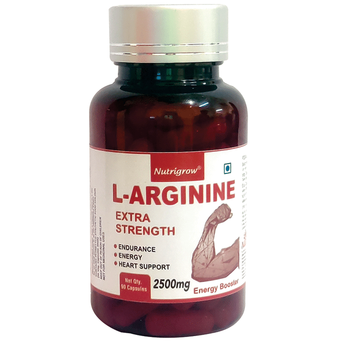 Nutrigrow L-Arginine Extra Strength 2500mg Capsule