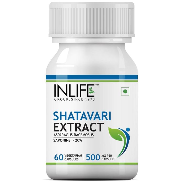 Inlife Shatavari Extract 500mg Capsule