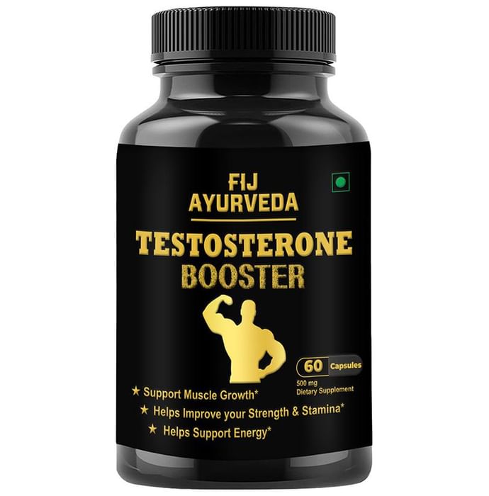 Fij Ayurveda Testosterone Booster 500mg Capsule