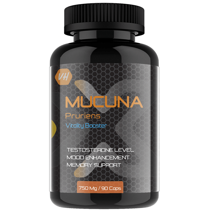 Vitaminhaat Mucuna Pruriens 750mg Vitality Booster Capsule