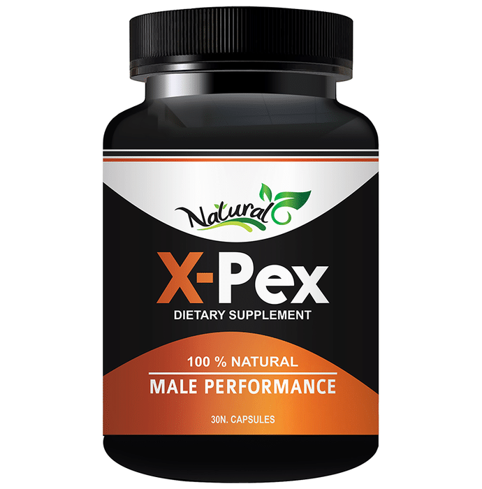 Natural X-Pex 100% Natural Male Performance Capsule