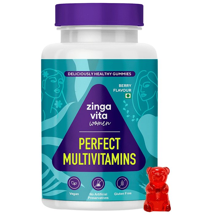 Zingavita Women Perfect Multivitamins Gummies Berry