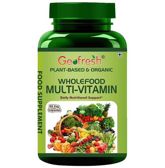 Geofresh Natural Plant Based & Organic Wholefood Multivitamin Capsule