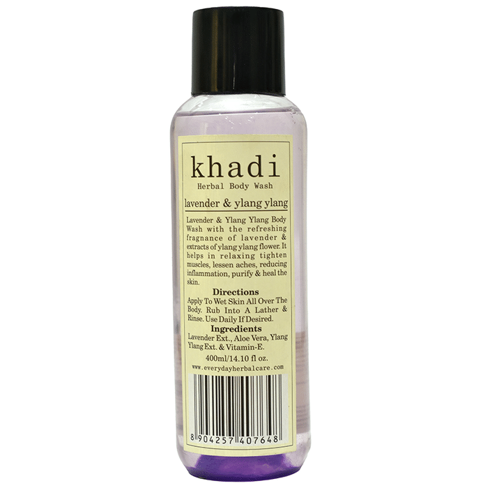 Khadi Herbal Body Wash Lavender and Ylang Ylang