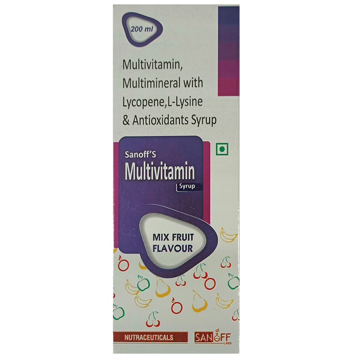 Sanoff's Multivitamin Syrup Mixed Fruit