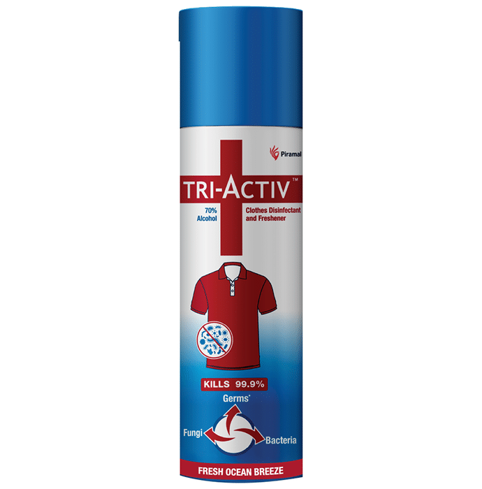 Piramal Tri-Activ 70% Alcohol Clothes Disinfectant and Freshener Fresh Ocean Breeze