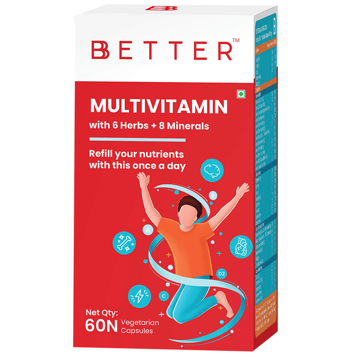 BBetter Multivitamin Vegetarian Capsule