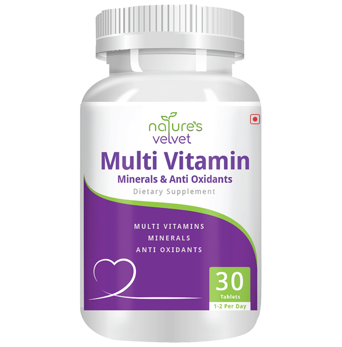 Nature's Velvet Multivitamin, Minerals and Antioxidants Tablet