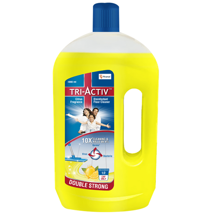 Piramal Tri-Activ Double Strong Disinfectant Floor Cleaner Citrus Fragrance
