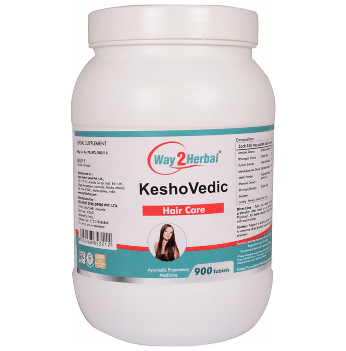 Way2Herbal Kesho Vedic Hair Care Tablet
