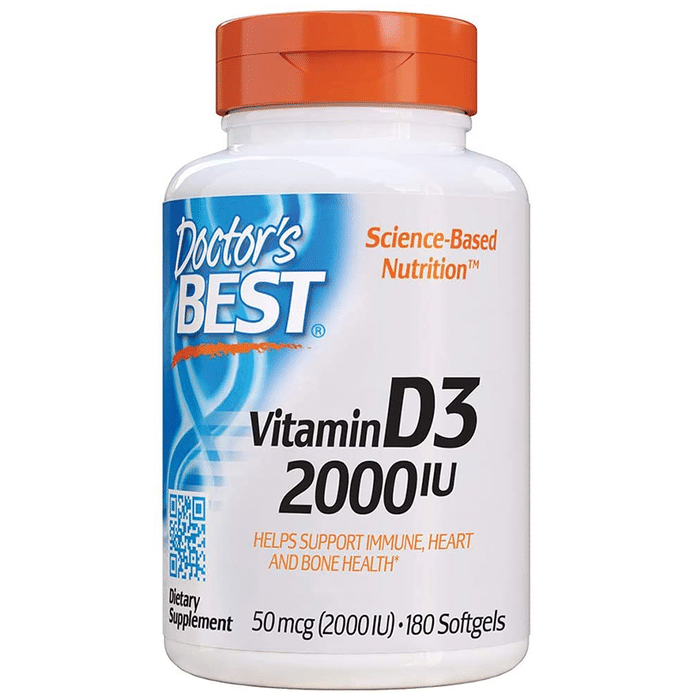 Doctor's Best Vitamin D3 2000IU Softgel