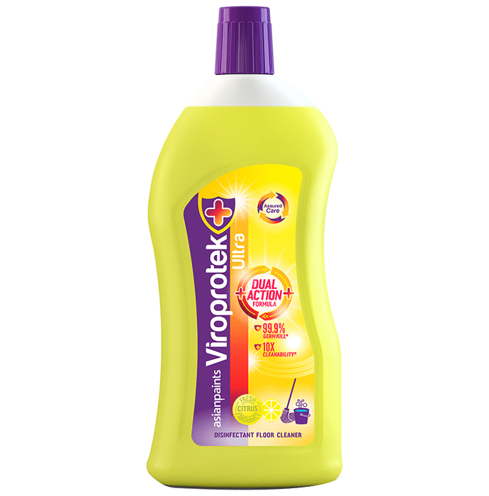 Asianpaints Viroprotek Ultra Disinfectant Floor Cleaner Citrus