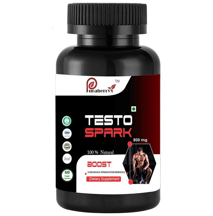 Puraberry Testo Spark 800mg Veggie Capsule