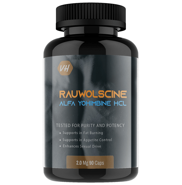 Vitaminhaat Rauwolscine Alfa Yohimbine HCL 2.0mg Capsule