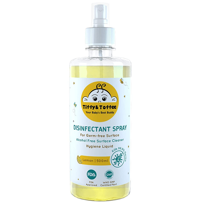 Tiffy & Toffee Alcohol Free Surface Cleaner Disinfectant Spray Lemon