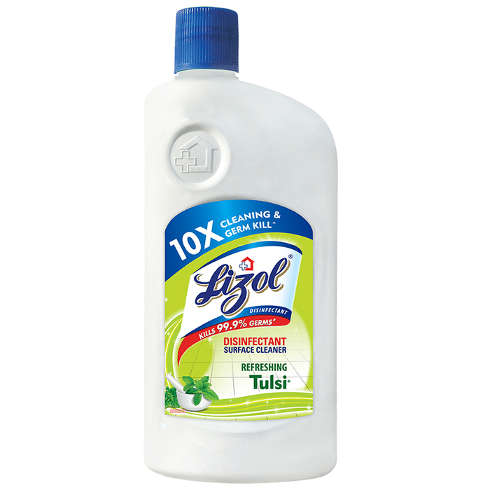 Lizol Disinfectant Surface Cleaner Refreshing Tulsi