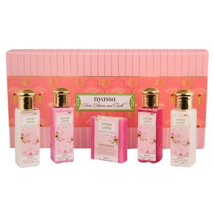 Nyassa Divine Lotus Bath Ritual Gift Set