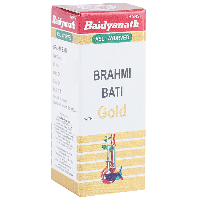 Baidyanath (Jhansi) Brahmi Bati with Gold