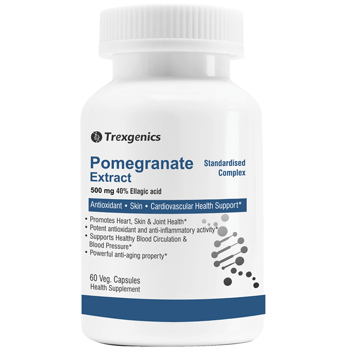 Trexgenics Pomegranate Extract 500mg Veg. Capsules