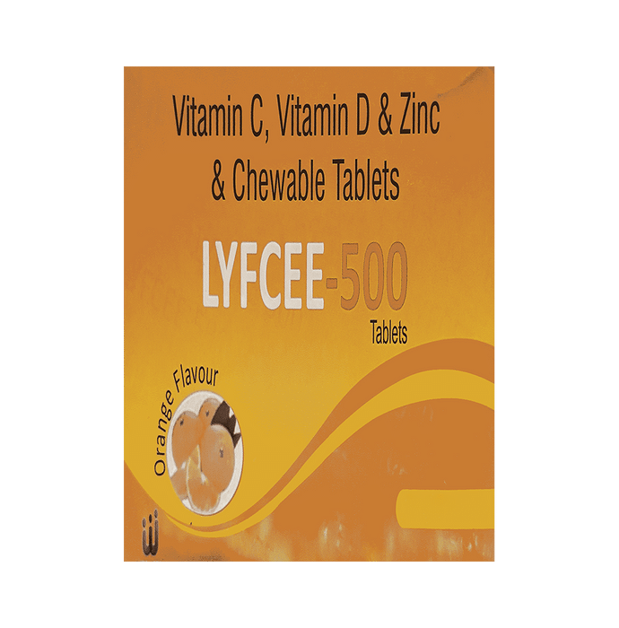 Lyfcee 500 Chewable Tablet Orange