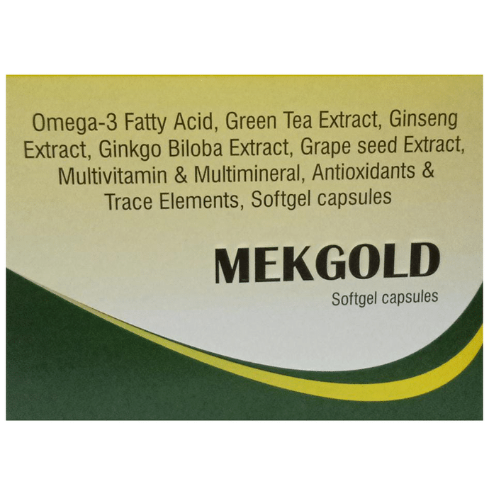 Mekgold Softgel Capsule