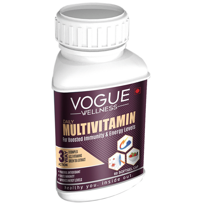 Vogue Wellness Daily Multivitamin Softgel Cap (60 Each)