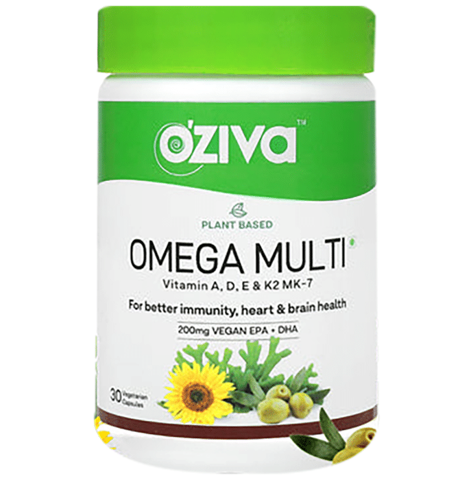 Oziva Plant Based Omega Multi Capsule for Better Immunity, Heart & Brain Health