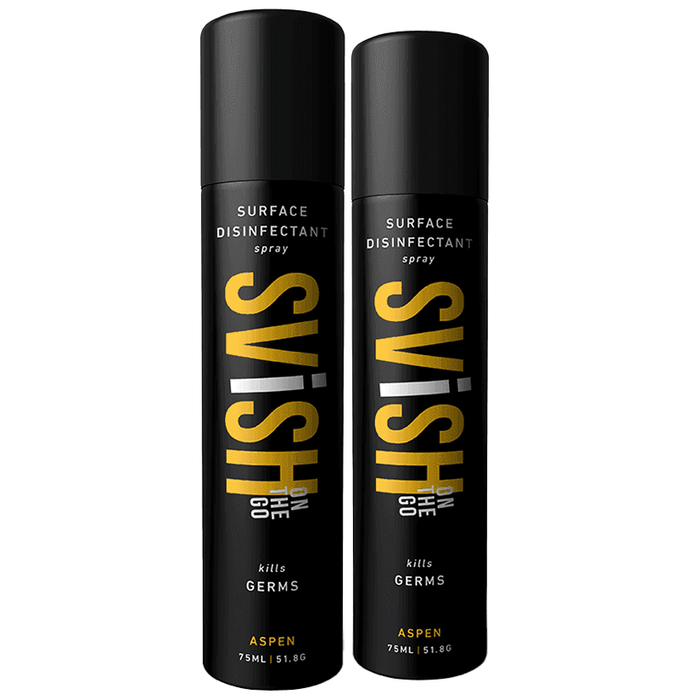 Svish On The Go Surface Disinfectant Spray (75ml Each)
