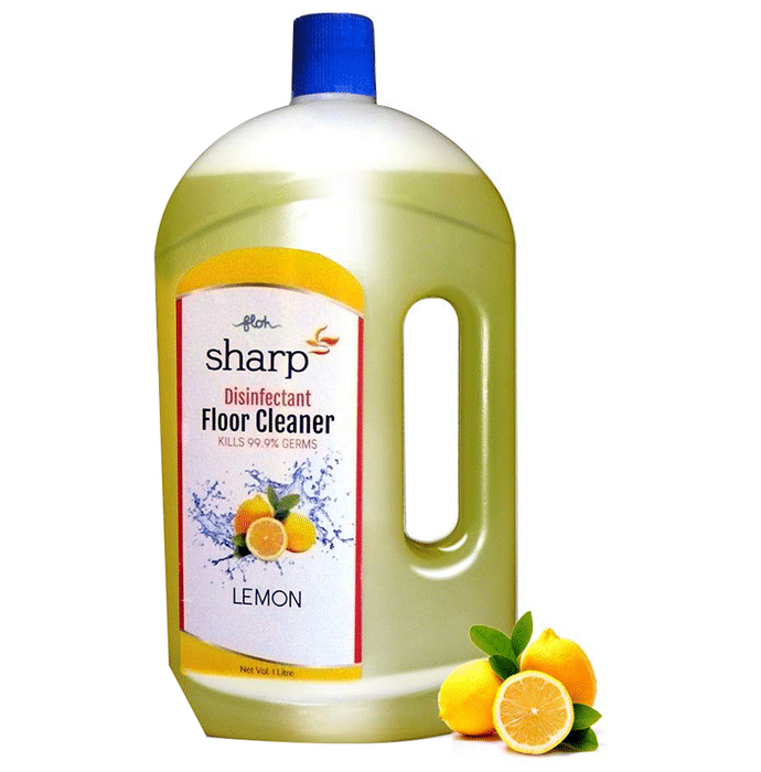 FLOH Sharp Disinfectant Floor Cleaner (1Litre Each) Lemon