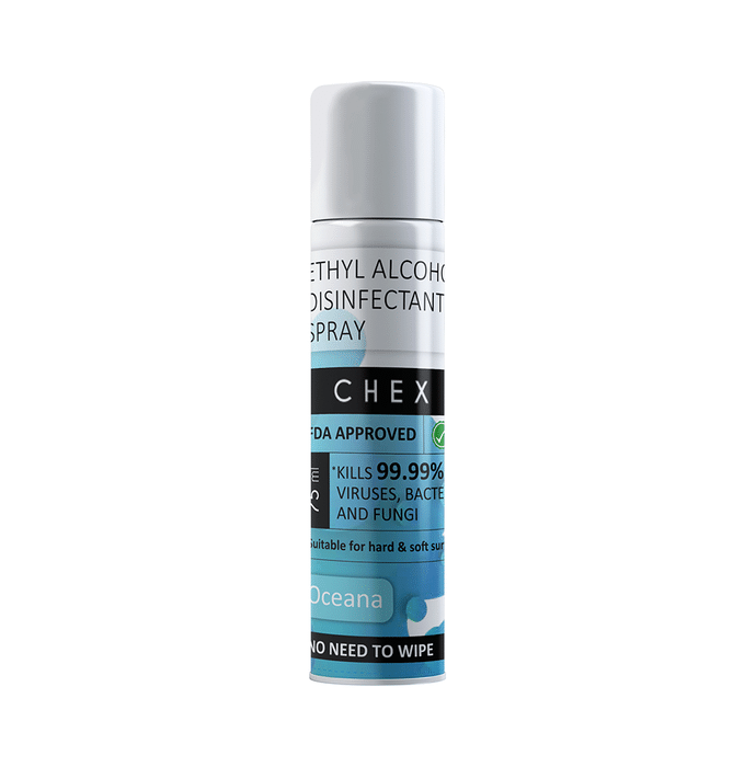 Chex Ethyl Alcohol Disinfectant Spray (75ml Each)