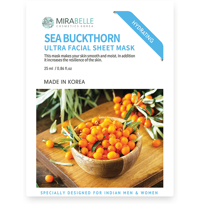 Mirabelle Cosmetics Korea Sea Buckthorn Ultra Facial Sheet Mask