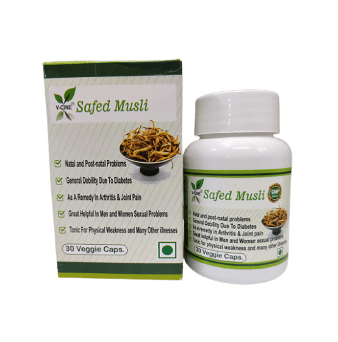 V-Cine Safed Musli Capsule