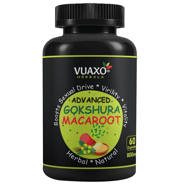Vuaxo Herbals Advanced Gokshura Macaroot Capsule