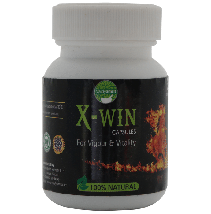 Vaidyamrit X-Win Capsule for Vigour & Vitality