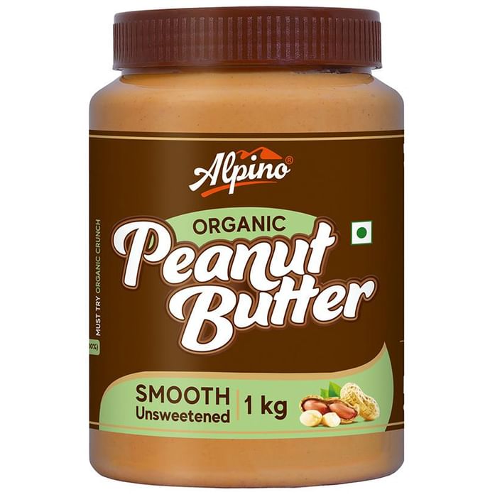 Alpino Organic Smooth Unsweetened Peanut Butter