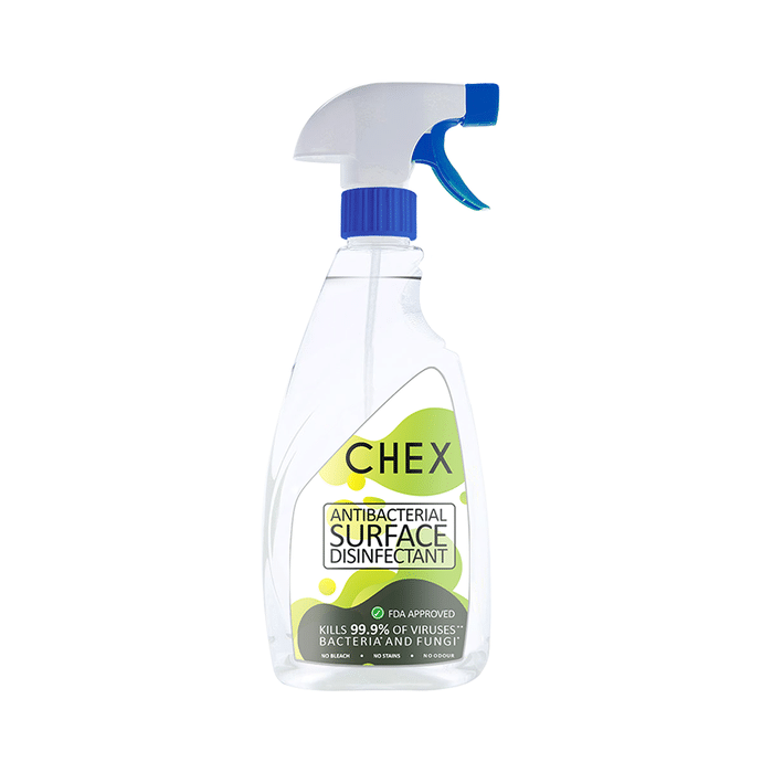 Chex Antibacterial Surface Disinfectant with Spray Bottle (500ml Each)